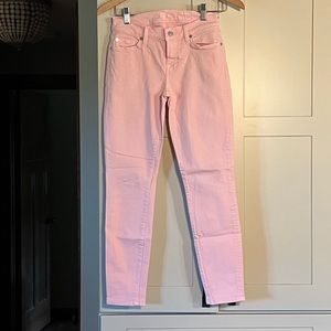 7 for All Mankind light pink skinny 5 pocket jean, size 26, excellent condition